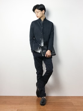 「MICHEL KLEIN HOMME   （ミッシェルクランオム）のアイテム（ジャケット/アウター）」を使った、Yさん（メンズ・184cm）の夏コーディネート