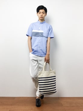 「Re Youth（リユース）のアイテム」を使った、Yさん（メンズ・184cm）の夏コーディネート