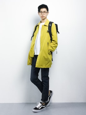 「MACKINTOSH PHILOSOPHY（ﾏｯｷﾝﾄｯｼｭ ﾌｨﾛｿﾌｨｰ）のアイテム」を使った、Yさん（メンズ・184cm）の夏コーディネート