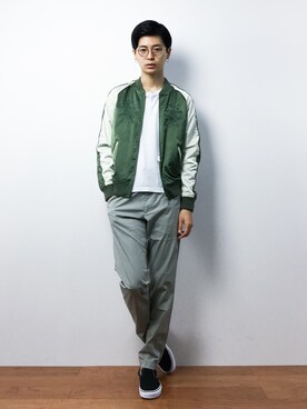 「ラフスタイル」｜「アイテム（その他アウター）」を使った、Yさん（メンズ・184cm）の夏コーディネート