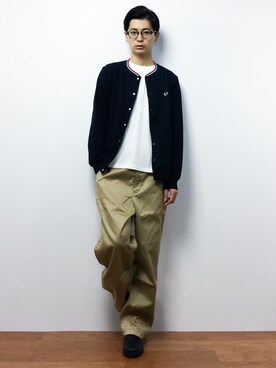「Steven Alan（スティーブンアラン）のアイテム（チノパンツ）」を使った、Yさん（メンズ・184cm）の夏コーディネート