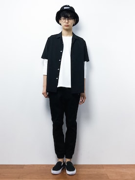 「SABLE CLUTCH（セーブルクラッチ）のアイテム」を使った、Yさん（メンズ・184cm）の秋コーディネート