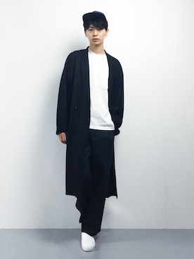 「SEVENDAYS=SUNDAY（セブンデイズサンデイ）のアイテム（シューズ）」を使った、Yさん（メンズ・184cm）の秋コーディネート