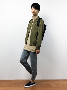 「5441 by sunduck（ゴーヨンヨンイチバイサンダック）のアイテム」を使った、Yさん（メンズ・184cm）の秋コーディネート