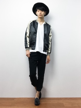 「L.H.P Private Brand（エルエイチピープライベートブランド）のアイテム（ジャケット/アウター）」を使った、Yさん（メンズ・184cm）の秋コーディネート