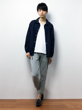 「SEVENDAYS=SUNDAY（セブンデイズサンデイ）のアイテム（ジャケット/アウター）」を使った、Yさん（メンズ・184cm）の秋コーディネート