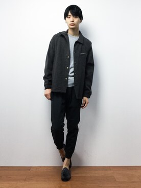 「UNITED ARROWS（ユナイテッドアローズ）のアイテム（その他アウター）」を使った、Yさん（メンズ・184cm）の秋コーディネート