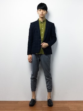 Yさん（メンズ・184cm）の秋コーディネート