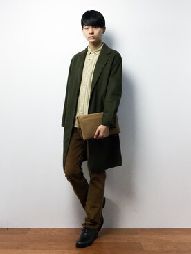 「アキコーデ」｜「アイテム（その他アウター）」を使った、Yさん（メンズ・184cm）の秋コーディネート