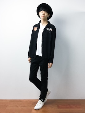 「SORBATTI（ソルバッティ）のアイテム」を使った、Yさん（メンズ・184cm）の秋コーディネート