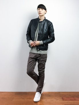 Yさん（メンズ・184cm）の秋コーディネート