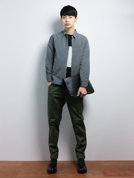 「Steven Alan（スティーブンアラン）のアイテム（ブルゾン）」を使った、Yさん（メンズ・184cm）の秋コーディネート