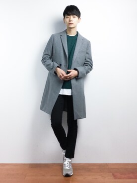 「チェスター」｜「アイテム（スニーカー）」を使った、Yさん（メンズ・184cm）の秋コーディネート