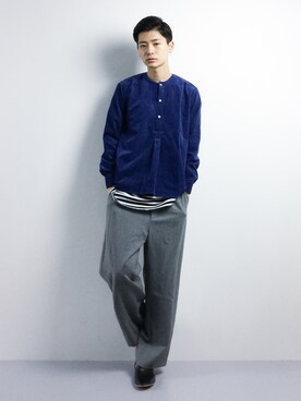 「ability（アビリティ）のアイテム（トップス）」を使った、Yさん（メンズ・184cm）の秋コーディネート