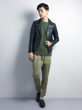 「DETAILS（ディテールズ）のアイテム」を使った、Yさん（メンズ・184cm）の冬コーディネート