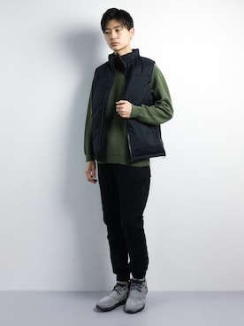 Yさんの「NANGA×URBAN RESEARCH iD　AURORA 3LAYER DOWN VEST」を使ったコーディネート