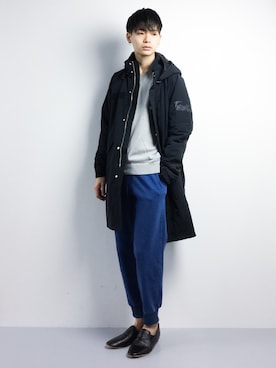 「WILD THINGS（ワイルドシングス）のアイテム（ブルゾン）」を使った、Yさん（メンズ・184cm）の冬コーディネート