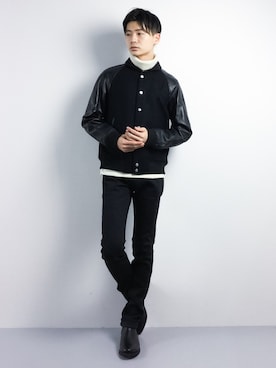 Yさん(メンズ・184cm)の冬コーディネート