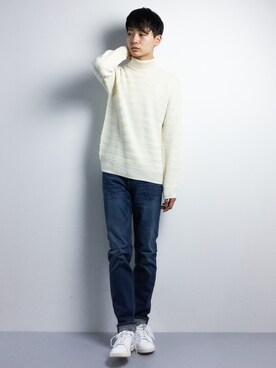Yさん(メンズ・184cm)の冬コーディネート