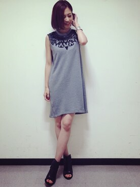 「nonnative（ノンネイティブ）のアイテム」を使った、安田美沙子さん（レディース・162cm）の夏コーディネート