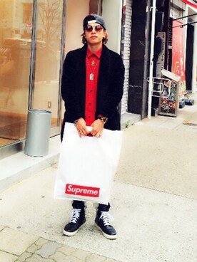「JOYRICH」｜「アイテム（アナログ腕時計）」を使った、Chuさん（メンズ・170cm）の夏コーディネート