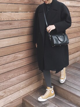 「G.V.G.V.（ジーヴィージーヴィー）のアイテム（その他アウター）」を使った、MARI KOTAKEさん（レディース・163cm）の冬コーディネート