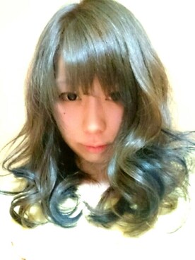 「カラーリングのアイテム（その他、ブルー系）」を使った、▶3kity.さん（レディース・161cm）の夏コーディネート