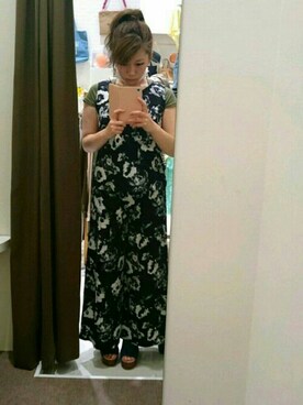 「GORGE（ゴージ）のアイテム（つなぎ/オールインワン）」を使った、▶3kity.さん（レディース・161cm）の夏コーディネート