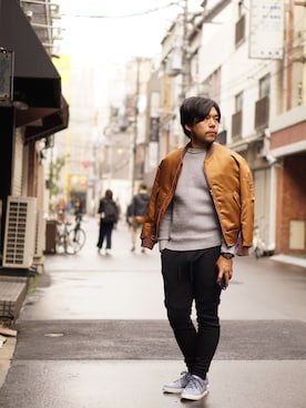 MURAさん（メンズ・171cm）の秋コーディネート