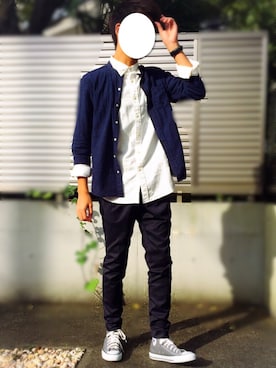 「ROTARY（ロータリー）のアイテム」を使った、”ぽんた”さん（メンズ・173cm）の秋コーディネート