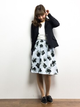 内山陽菜さん(レディース・149cm)の冬コーディネート