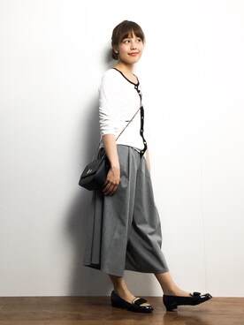 「Lulud（ルルド）のアイテム」を使った、内山陽菜さん（レディース・149cm）の冬コーディネート