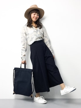 内山陽菜さん(レディース・149cm)の冬コーディネート