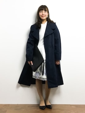 内山陽菜さん（レディース・149cm）の春コーディネート