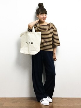 内山陽菜さん（レディース・149cm）の春コーディネート