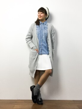 内山陽菜さん(レディース・149cm)の春コーディネート