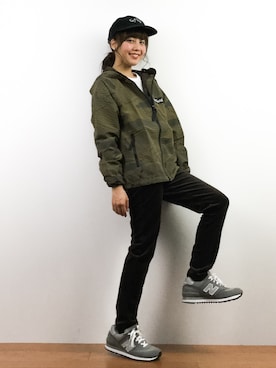 内山陽菜さん(レディース・149cm)の春コーディネート