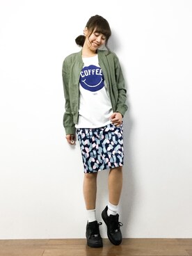 内山陽菜さん(レディース・149cm)の春コーディネート