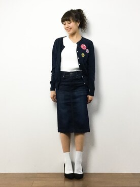 内山陽菜さん（レディース・149cm）の春コーディネート