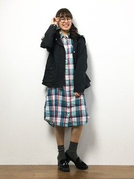 内山陽菜さん(レディース・149cm)の春コーディネート