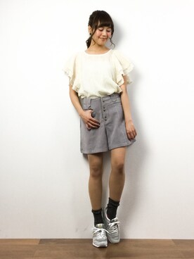 内山陽菜さん（レディース・149cm）の春コーディネート