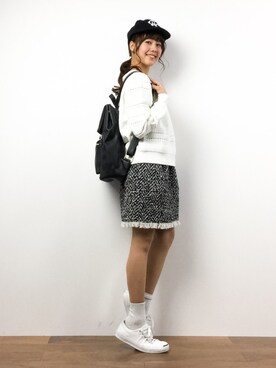 内山陽菜さん（レディース・149cm）の春コーディネート