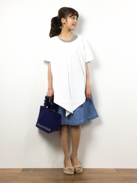 内山陽菜さん（レディース・149cm）の春コーディネート