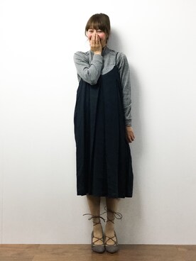 内山陽菜さん（レディース・149cm）の春コーディネート