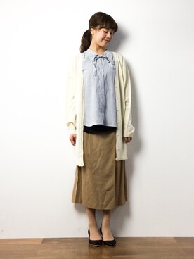 内山陽菜さん(レディース・149cm)の春コーディネート