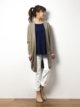 内山陽菜さん（レディース・149cm）の春コーディネート
