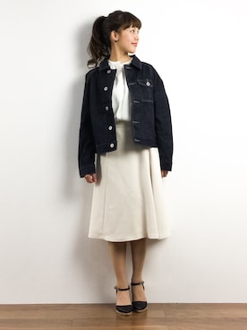 内山陽菜さん（レディース・149cm）の春コーディネート