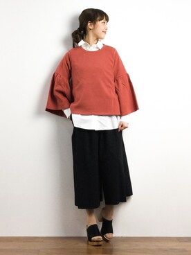 内山陽菜さん（レディース・149cm）の春コーディネート