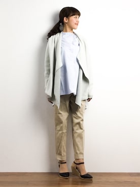 内山陽菜さん（レディース・149cm）の春コーディネート