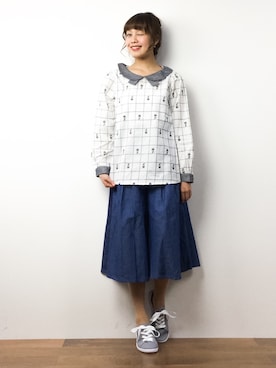 内山陽菜さん（レディース・149cm）の春コーディネート